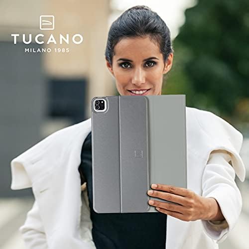 Tucano Link Eco-Fleepied Futection futrola za 12,9 iPad Pro izrađen od recikliranih plastičnih boca, anti-udar, a jabučni olovka za pisanje sa bežičnim punjenjem