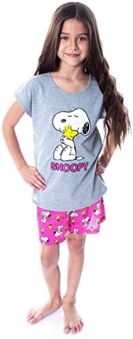 INTIMO Peanuts ženske pidžame Snoopy and Woodstock Shirt and Shorts 2 pižama Set