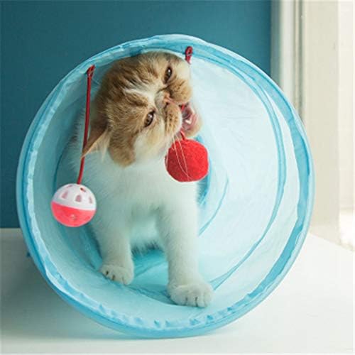 Slatiom mačke tunel TOY Funny PET 2 rupe za reprodukciju cijevi kuglice srušene Crinkle mačene igračke šteneti