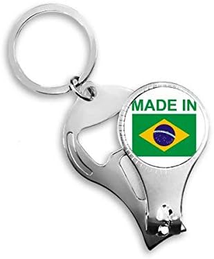 Napravljen u Brazilu Country Love Nail Nipper prsten za ključeve za ključeve