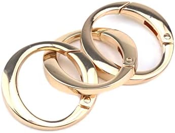 Tighall Spring O prstenovi Metal Spring Snap Clip okrugli ključevi prsteni za ključeve O prsten kopča za vreće, torbice, torbe, baš