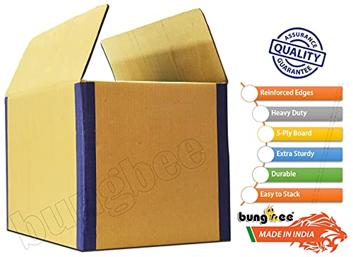 Bungbee velike valovite kartonske kutije 30 inča X 19 inča X 18 inča, 5 slojeva za teške uslove