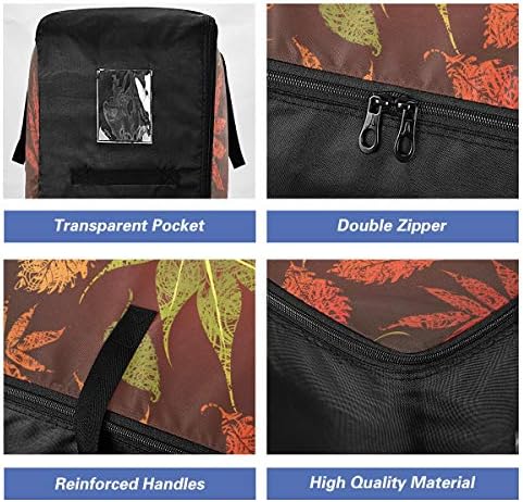 N / A ugaone vrećice za pohranu velikog kapaciteta - šarena jesen lišće Darngiving Quilt Organizator