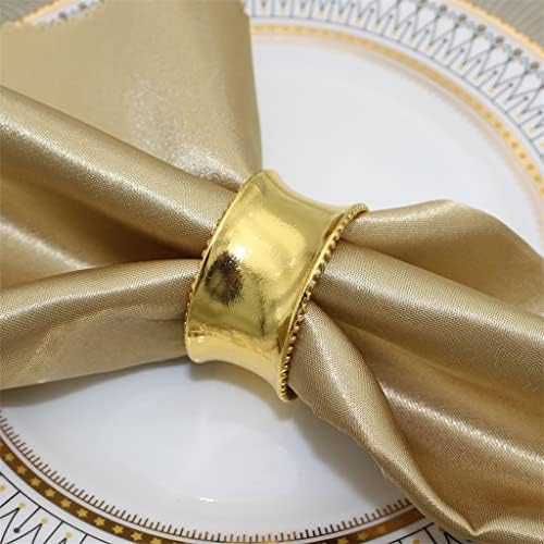 LMMDDP Metalni držač salveta Prsteni za salvete za venčane večere Stranke svadbe Repocije Dekoracija porodice