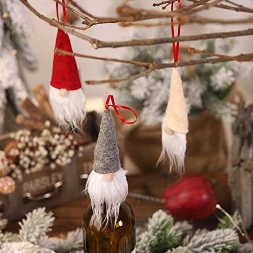 Yalice Božić Lovely Gnome Set ukrasi viseći Home Dolls dekoracije Božić Tree pokloni zatvoreni dekor za žene i djevojčice paket od 3