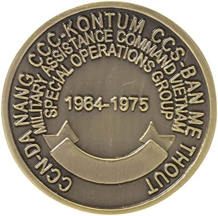 Vojna pomoć Command Vijetnam studije & Observations Group Challenge Coin 38MM