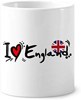 Volim Englesku svjetsku zastavu za četkicu za četkicu za četkicu za četkicu za zube četkica za četkicu