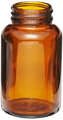 Kimble Tip III SODA-Lime stakla Amber okrugla široka paker za pakovanje usta bez kape, kapacitet 4oz