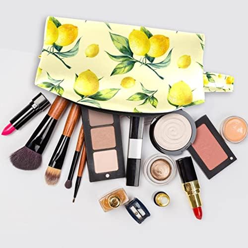 Make up torba, kozmetička torba, vodootporna opterećenja Torba za šminku, limuno žuti voće