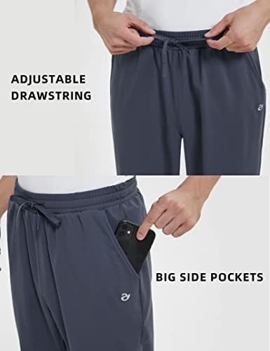 GymSmart muške trenirke obložene flisom termo pidžama Jogger pantalone sa džepovima za atletsko trčanje