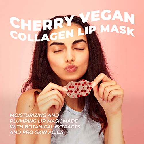 Vitamasques face & amp; Maska za usne Bundle-veganska kolagenska maska za usne ,multivitaminska