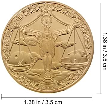 Nuobesty 1pc konzervativni novčić osjetljiv kovanica Dvanaest sazviježđa komemorativni kovanice