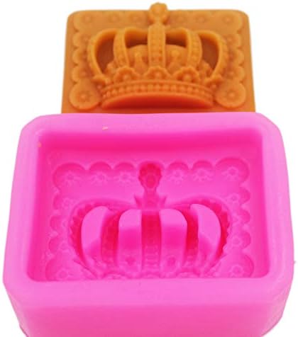 Longzang Crown sapun kalupi zanatskog umjetnosti silikonski sapuni kalup za obnare DIY ručno izrađeni sapuni
