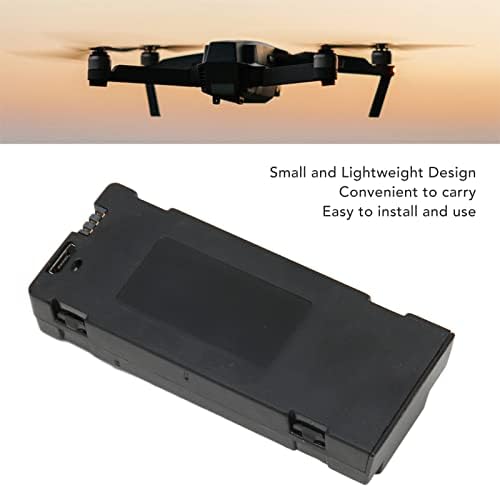 Yoisesu RC Drone baterija, 3,7 V 1800mAh Drone Li Ion Zamjena baterije RC Drone dodatna oprema za E88 E88PRO