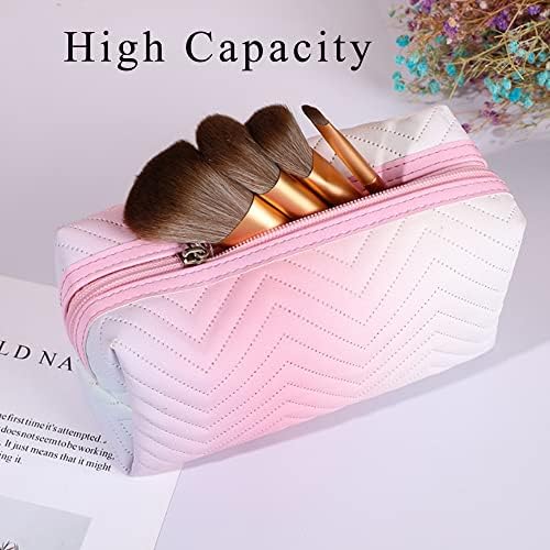 Aimeixin kozmetičke torbe, prijenosne ženske gradijentne šminke torba Macaron toaletna torbica torbica za