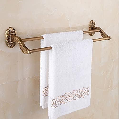 LxDZXY ručnike s ručnikom, retro brončani europski stil ručnika za ručnik Dvo polni kupatilo