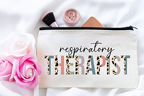 HtDesigns Respiratorni terapeut kozmetička torba - Leopard Respiratorni terapeut šminka - pokloni za