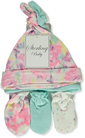 Sterling Baby Baby Girls '6-komadni sustav šešira i rukavica