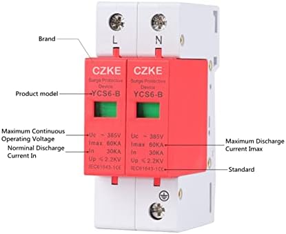 CRFYJ YCS6-B AC SPD 385V 2p zaštitni uređaj za zaštitu od prenapona kuća za zaštitu od prenapona zaštitni