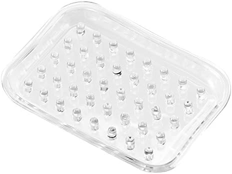 iDesign plastični držač sapuna za kupatilo Tuš, Set od 1, pravougaonik