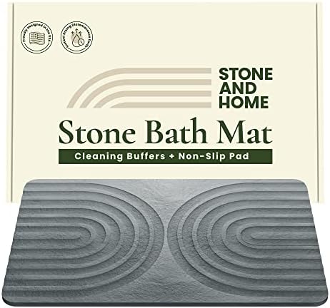 Kamena i matična kamena trap - dijatomacejska zemljana mat za kupanje, kamena meta za kupatilo