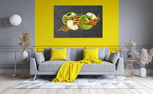 EGD akrilni stakleni okvir moderna zidna Umjetnost, zelena jabuka - serija plodova-dizajn enterijera-akrilna zidna Umjetnost-slika fotografija štampanje umjetničkih djela - više opcija veličine