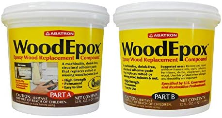 Abatron WoodEpox Komplet-2 Litra - 2-Dio Strukturno Epoksidno Ljepljivo Punilo-Kit Za Punjenje Drveta