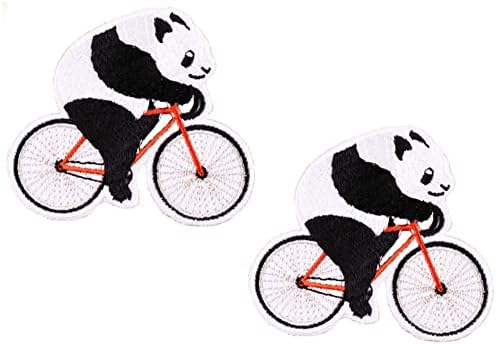 Kompatibilan sa džinovskim pandas vožnjom biciklima zakrpa zastepene aplikacije za šištanje na amblemu za vanjski