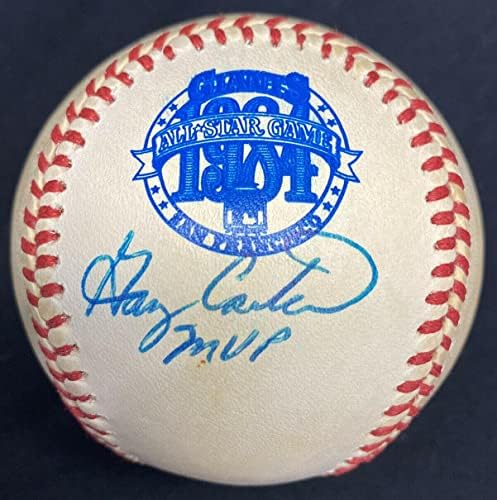 Gary Carter MVP potpisan 1984. All Star Game logo bejzbol PSA - autogramirani bejzbol