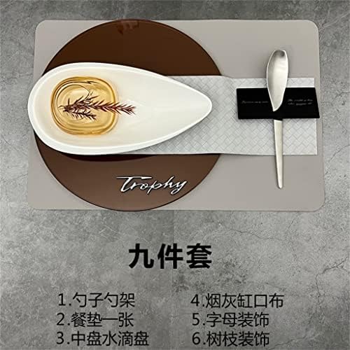 Llly za objedovanje stolom za objedovanje pribor za uređenje kostiju Kina za večeru ploča s pločama