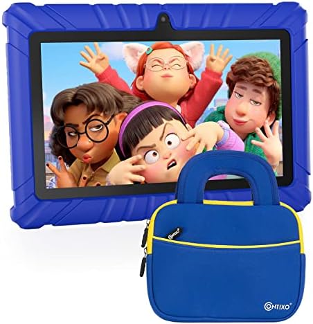 Contixo Kids Tablet, V8 tablet za djecu i tablet torba za rukave, 7 Toddler tablet, 2GB + 16GB Android