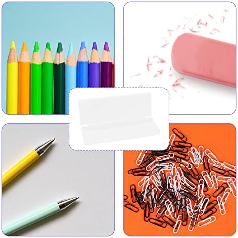 Mahiong 10 pakovanje plastična kutija za olovke, čista za papirnica olovke sa šarkama i pričvršćivanjem,