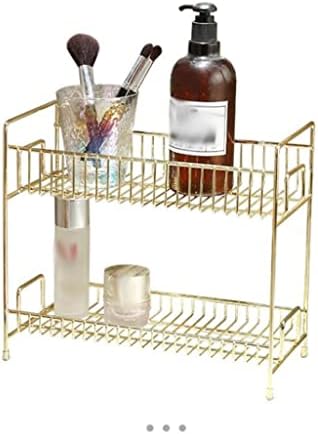 ZLXDP kovano željezo Kupatilo Countertop stalak kozmetika Skladišna stalak za ruke za pranje stola