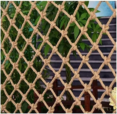 Ouyoxi Pećnica za penjanje neto dječja sigurnost konoplje - pozadina zidova ukrasna jute vrpca gudačka mreža na otvorenom užadi za užad