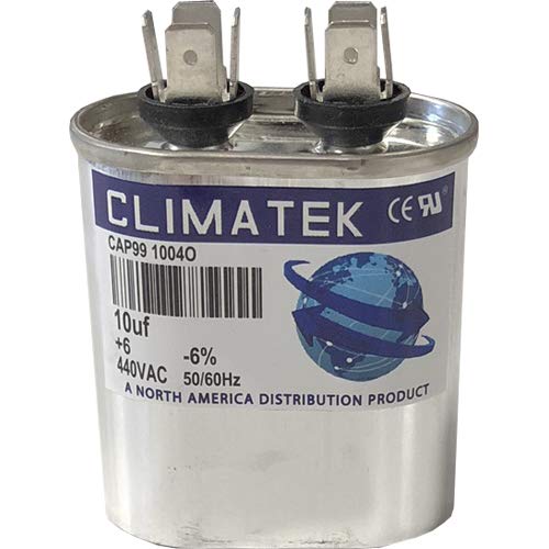ClimaTek Ovalni kondenzator-odgovara Marsu # 14032 / 10 UF MFD 370/440 Volt VAC