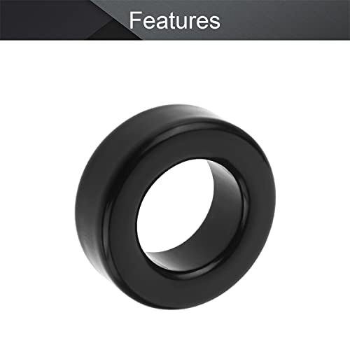 Fielect 1 kom Toroid Core Feritna prigušnica Željezni prah induktor feritni prsten 24. 1x39. 9x14. 5mm, Crni