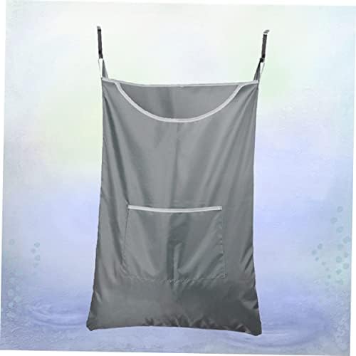 Zerodeko Organizator odjeće 3pcs Hamper Sundry Space torba za odlaganje kuće jednostavna korpa kupatilo za praktično pranje veša viseća odeća prljava siva torba za odlaganje odeće