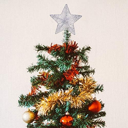 Nuobesty Christmas Drvo, TEMPER STAR DRY, blistavi ukrašeni božićni zvezda, ukrasi božićne krošnje