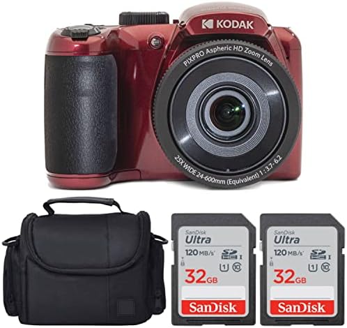 Kodak PIXPRO AZ255 digitalna kamera + SanDisk 32GB memorijska kartica + Digitalna kamera/Video futrola