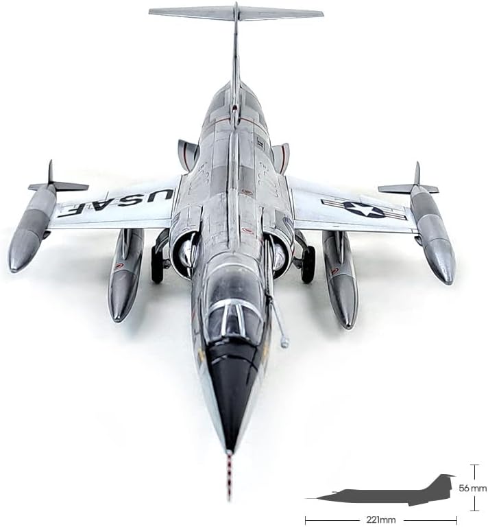 Akademija hobi plastičnih modela kompleti 1/72 skale USAF F - 104c Vijetnamski rat