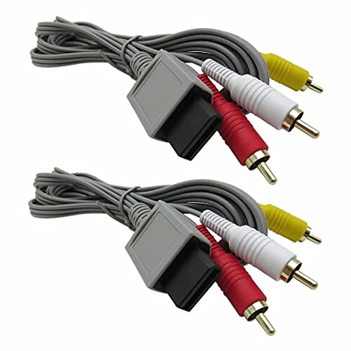 2 paketa 3 RCA utikač Audio video AV kabel za Nintendo Wii