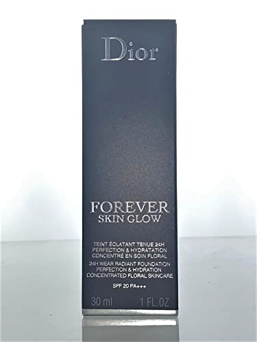 Christian Dior Forever skin Glow 24h Wear Radiant Foundation 3.5 N Neutral / Glow SPF 20, 1.0 unca
