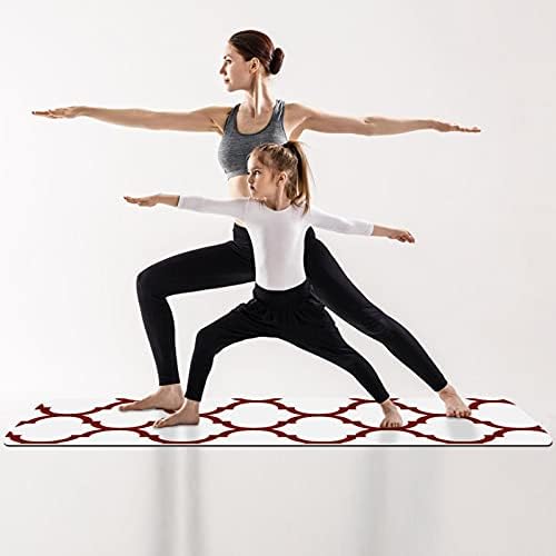 Debela neklizajuća Vježba & amp; fitnes 1/4 prostirka za jogu sa otiskom geometrijskog uzorka za