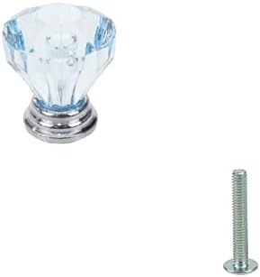 Utalind 12 kom. 24mm Prozirni kristalni ručici Stakleni dijamantski ručici sa vijcima za ladice ormar za
