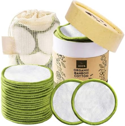 20 paketa za uklanjanje šminke za uklanjanje punjenja za uklanjanje pamuka za pranje bambusovih