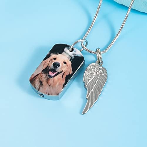 Farfume personalizovana mala urna za uspomenu & prilagođena ogrlica sa urnom za psa za pepeo kremacija
