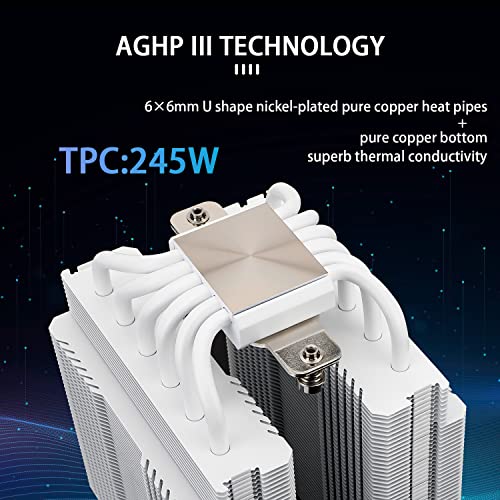 Thermalright Peerless Assassin 120 CPU Air Cooler, 6 toplotne cijevi, Dual 120mm TL - C12w PWM Fan,Aluminium