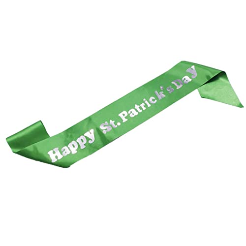 ZCYYYS St. Patrick Dan luk traka za glavu sa pojasom za žene odrasle djevojke zelena djetelina djetelina