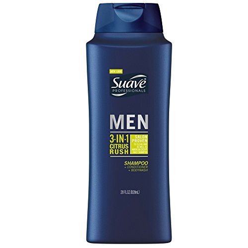 Suave Men 3 u 1 šampon regenerator i sredstvo za pranje tijela Citrus Rush 28 oz