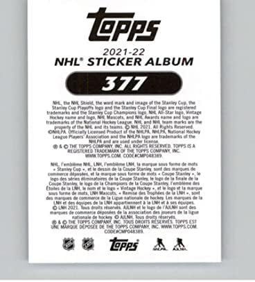 Naljepnice od 2021-22 # 377 Igor Shesterkin NM New York Rangers NHL hokejaška naljepnica